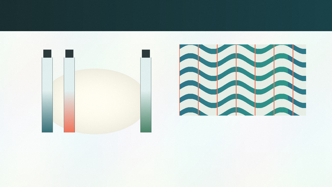 Cosmetic lab bench with sample vials, moisturizer texture, and lamellar ingredient layer visualization